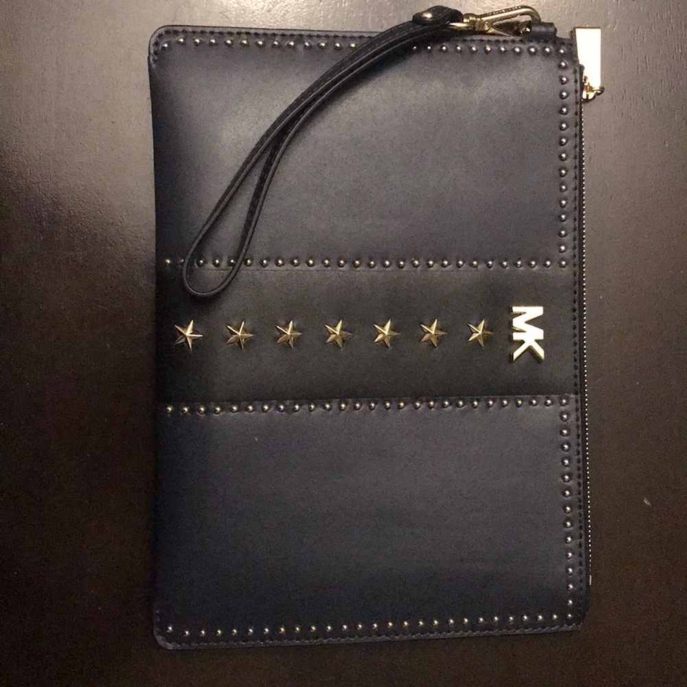 Michael Kors Medium ZIP Pouch - admiral/black
